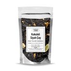 TOS The Organic Spices Kakuleli Siyah Çay 100 gr (1. Kalite) Cardamom Black Tea, TOS1935P