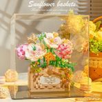 Tosants Yeni Yaratıcı Yapı Taşları Buket Ahşap Evler Monte Puzzle Çocuk Oyuncakları Süsler Hediye (Yurt Dışından) - 12+ Yaş