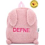 Tosbiş Tavşan Pembe 0 - 8 Yaş Anasınıfı Kreş Çocuk Okul / Sırt Çantası Peluş