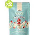 Toscani Beyaz Çikolata Kaplı Dondurularak Kurutulmuş Çilek Draje 2 x 60GR - 60 gr
