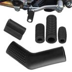 Toseky Motosiklet Vites Kolu Kolu, Vites Kolu Pedalı Kapağı | 5X Kaymaz Yumuşak Kauçuk Dişli Pedalı Kapağı,Motosiklet için Esnek Çok Fonksiyonlu Koruyucu Vites Kolu Çorap Değiştirici Ayakkabı Koruması