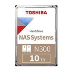 Toshiba 10TB N300 NAS Internal HDD - 3.5 inç SATA-3 512MB Cache 6GB/sn 7200RPM Dahili Sabit Sürücü 7/24 NAS Ünitesi Sunucu ve Güvenlik Diski (MN10ADA10TS)