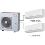 Toshiba 2m Multi Split Inverter Klima 17.000+17.000 BTU/h A+++ Enerji Sınıfı ile Verimli Soğutma
