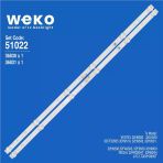 Toshiba 32W2163dt 32'' İnç 2 Adet Tv Led Bar (Tvnizi Açıp İçindeki Led Barla Birebir Aynısı Olduğunu Görmeden Almayınız. Sonrasında İade