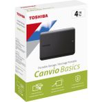 Toshiba 4tb Canvio Basics 2.5" Usb3.2 Toshıba HDTB540EK3CA (Usb2.0 Uyumlu) - Siyah