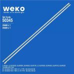 Toshiba 55Tl515u 55'' İnç 2 Adet Tv Led Bar (Tvnizi Açıp İçindeki Led Barla Birebir Aynısı Olduğunu Görmeden Almayınız. Sonrasında İade Almamaktayız.)