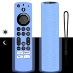 Toshiba and Insignia NS-RCFNA-21, CT-RC1US-21, CT95018 / Fire TV kılıfı, kaymaz silikon koruyucu kılıf, karanlıkta parlar, TV aksesuarı için uzaktan kumanda kapağı