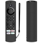 Toshiba and Insignia NS-RCFNA-21, CT-RC1US-21, CT95018 / Fire TV kılıfı, kaymaz silikon koruyucu kılıf, TV aksesuarı için uzaktan kumanda kapağı