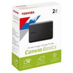 Toshiba Canvio Basic 2 TB Taşınabilir Disk USB 3.2 Yüksek Performanslı ve Kompakt Boyutlu