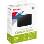 Toshiba Canvio Basics Hdtb510ek3aa Usb 3.2 2.5" 1 Tb Harici Harddisk
