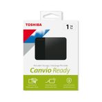 Toshiba Hdtp310ek3aa, Canvio Ready, 1tb, 2.5" Usb 3.0, Taşınabilir, Harici Hdd, (BLACK)