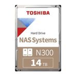 Toshiba HDWG51EUZSVA N300 14 TB 7200RPM 512 MB NAS Diski