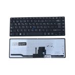 Toshiba İle Uyumlu Tecra Z40-A-15N, Z40-A-167, Z40-A-176 Notebook Isikli Klavye Siyah Tr Cerceveli