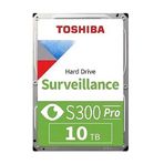 Toshiba MD10ADA10TV Surveillance S300 Pro 10 TB 512 MB Cache 3.5 7200RPM SATA 3 HDD