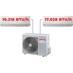 Toshiba Multi Split Klima 1 Oda 1 Salon (2 Iç + 1 Dış Ünite) A+++ Inverter Wi-Fi Klima - 2İÇ ÜNİTE TEK DIŞ ÜNİTE CİHAZ - Var