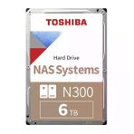 Toshiba N300 6TB 7200 RPM 512MB NAS HDD (MN10ADA600S)