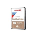 Toshiba N300 6TB 7200RPM SATA3 128MB 7/24 1-8 Yuvalı Nas İçin HDD