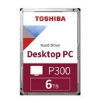 Toshiba P300 HDWD260UZSVA 6TB 3.5 inç SATA 6GB/s 5400rpm Harddisk
