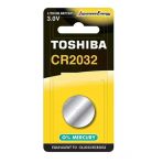 Toshiba Pil, 3V, Cr2032, Lityum (Para Yuvarlak Pil)