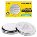 Toshiba Pil, 3V, Cr2450, Lityum (Para Yuvarlak Pil)