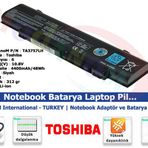 Toshiba Qosmio T750 T751 T850 T851 V65 Uyumlu Notebook Batarya