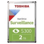 TOSHIBA S300 2TB 5400RPM SATA3 128MB 7/24 Güvenlik Harddisk, 100.30.10.0042