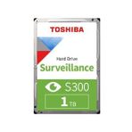 Toshiba S300 HDWV110UZSVA 1TB 5700RPM 64MB 3.5" SATA Harddisk