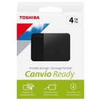 Toshiba Toshıba Canvıo Ready 4tb Usb3.2 2.5" Harıcı HDD HDTP340EK3CA - 1 GB