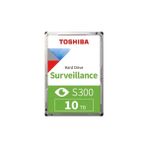 Toshiba Toshıba S300 Pro, MD10ADA10TV, 3.5", 10TB, 512MB 7200 Rpm, 7/24 Güvenlik HDD (Türkiye Distribütörü Garantili)