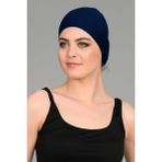 Tosima Deluxe Yüzücü Havuz ve Deniz Bonesi Likra Kumaş Bone Yetişkin Kullanımı İçin - Lacivert - Standart