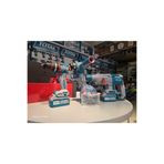 TOTAL Akülü Profesyonel 3'lü Set Vidalama Matkap Hilti 20V 2 Akülü, total3luprof