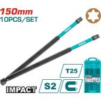 Total Darbeli 150 mm T25 Bits Ucu Seti TACIM16T2563