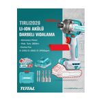 TOTAL Li-on Akülü Darbeli Vidalama Kömürsüz Motor Tırlı2028