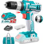 Total TIDLI2002 20V 2.0Ah 45Nm Li-Ion Darbeli Akülü Matkap