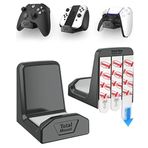 TotalMount (2 Paket) Kaymaz Pedli ve Çıkarılabilir Yapışkanlı Kumanda Duvar Standları Xbox, PS5, PS4 ve Nintendo için - Bu Premium Tutucular Vidalar veya Kalıcı Yapıştırıcıyla Duvarınıza Zarar Vermez