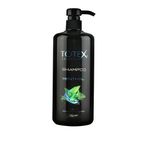 Totex 750 ml Parlatıcı ve Besleyici Serin ve Ferah Mentol Kokusu Tüm Saç Tipleri İçin Şampuanı