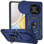 Tothedu Honor X9 4G//Honor Magic4 Lite Kılıf için Kılıf, Any-LX1 Kılıf, Slayt Kamera Kapaklı Kılıf, Dahili 360° Döndürme Halkası Destek Çubuğu Manyetik Darbeye Dayanıklı Telefon Kılıfı Honor X9 4G
