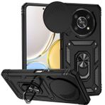 Tothedu Honor X9 4G//Honor Magic4 Lite Kılıfı için Kılıf, Any-LX1 Kılıf, Slayt Kamera Kapaklı Kılıf, Dahili 360° Döndürme Halkası Destek Çubuğu Manyetik Darbeye Dayanıklı Telefon Kılıfı Honor X9 4G