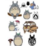Totoro Sticker Telefon Laptop Notebook Tablet Defter Matara Stiker Etiket ST767