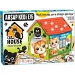 Totteriq Ahşap Kedi Evi (Demonte-Boyanabilir)