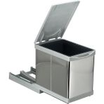 Toty 21700 Raylı Dolap Içi Çöp Kovası 16 Litre