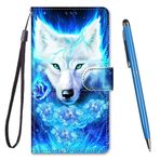 Toucasa Huawei P9 Lite için cep telefonu kılıfı, birinci sınıf cüzdan poliüretan deri kapaklı [yaratıcı boyalı] darbeye dayanıklı kılıf, cep telefonu kılıfı, Huawei P9 Lite için katlanır kılıf