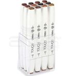 Touch 12'li Set Ahşap Renkler Twin Brush Marker Kalem