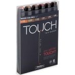 Touch 6'lı Set Fluorescent Colors Twin Marker Kalem