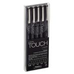 Touch Lıner Teknik Çizim Kalemi Set 5 Farklı Uç (Mm) Siyah