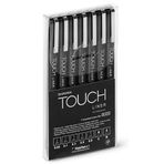 Touch Lıner Teknik Çizim Kalemi Set 7 Farklı Uç (Mm) Siyah