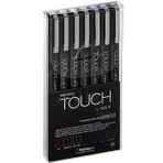 Touch SH4105007 7'li Set Renkli Liner Teknik Çizim Kalemi