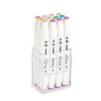 Touch Twin Brush Marker 12 Renk Set Pastel Renkleri