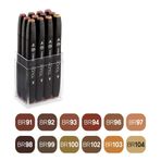 Touch Twın Marker 12Li Set Ahşap Renkleri