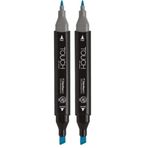 TOUCH TWIN MARKER F124 FLUORESCENT GREEN (2 paketi)